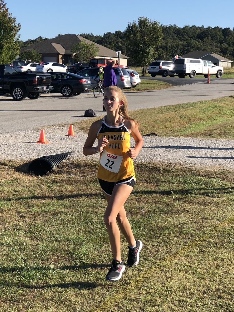 Varsity Cross Country Girls compete today at Pleasant Hope Invitational