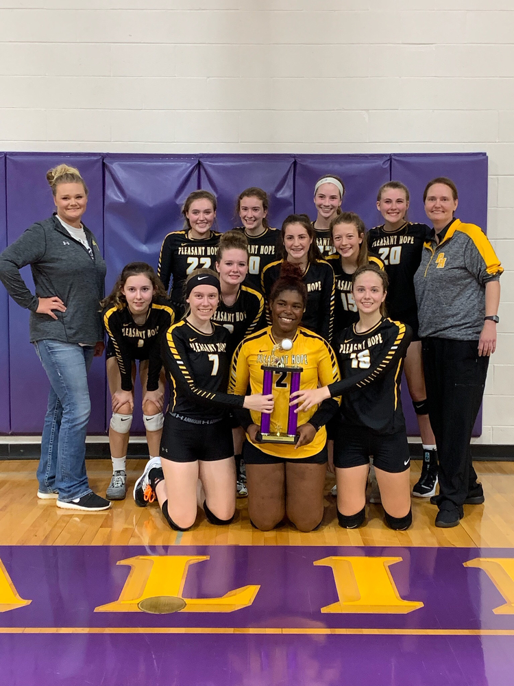 Pleasant Hope claims the Championship of the Thomas Jefferson Volleyball Tournament