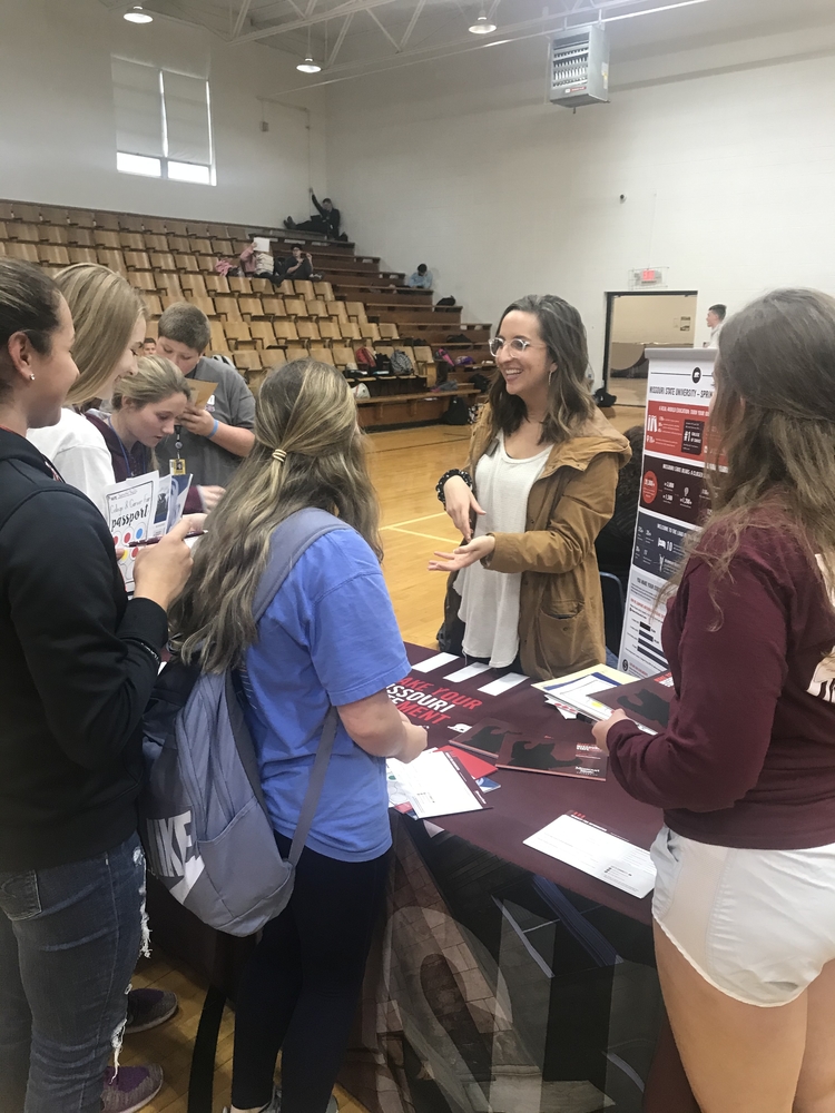 PHHS students participated in our first College and Career Fair today