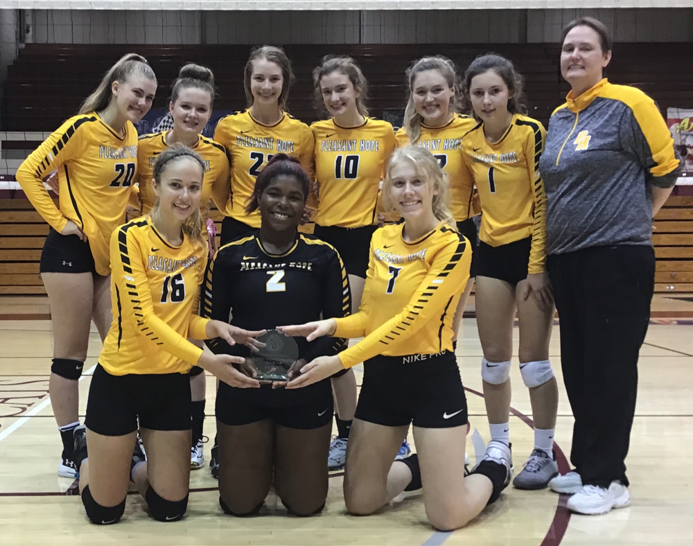 Pleasant Hope Volleyballers claim 3rd place in School of the Ozarks Tourney