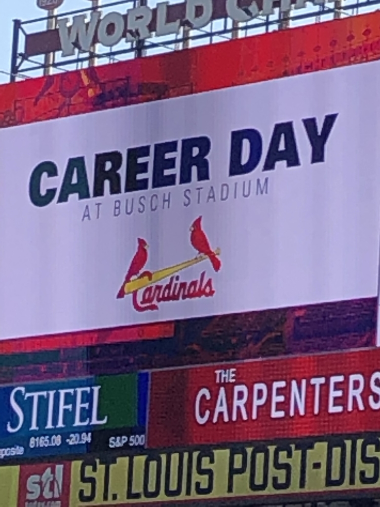 Pleasant Hope Students attend Career Day at Busch Stadium and watch the St. Louis Cardinals take on the Washington Nationals