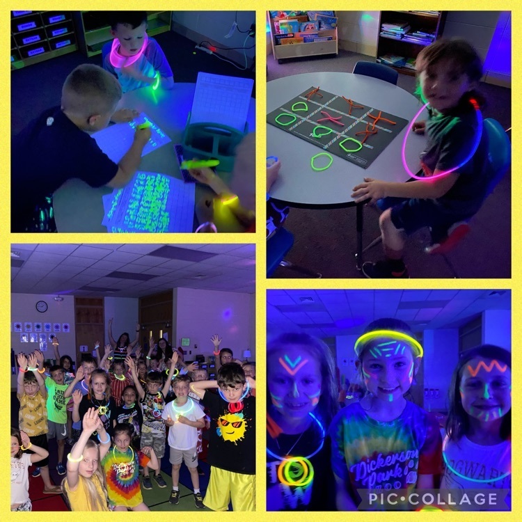 first grade glow day
