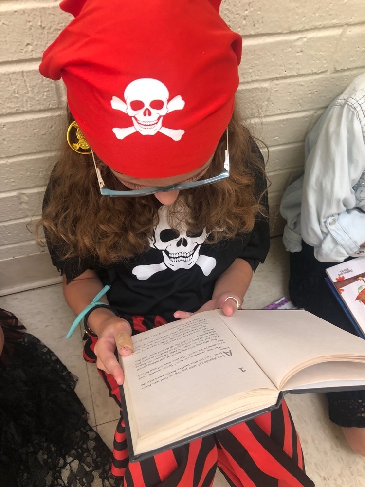 Mrs. Madison’s 4th grade class was taken over today by pirates who love to read!