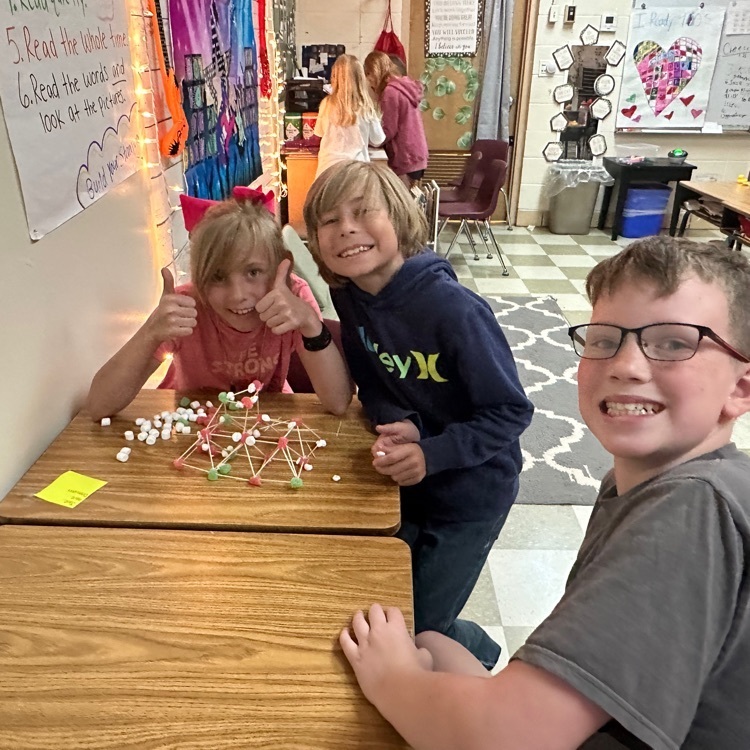 Mrs.McGrady’s third graders doing a STEM Bridge challenge!